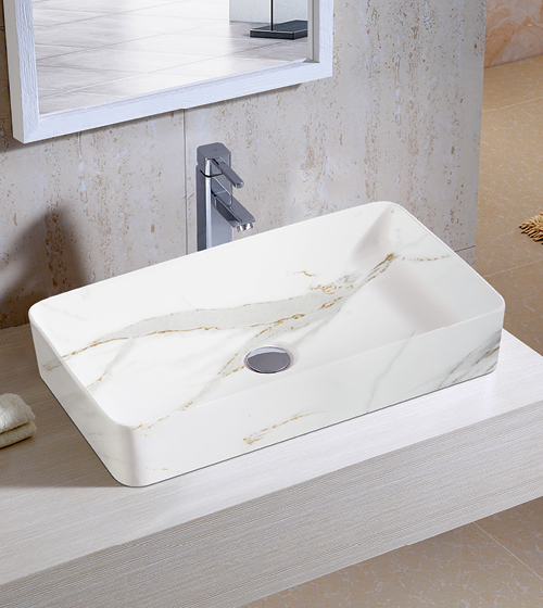 Ceramic Table-Mounted Wash Basin – Aquant India
